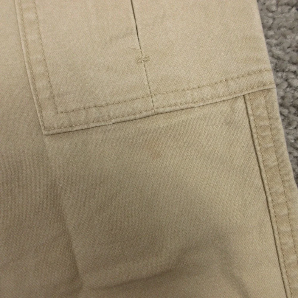 LL Bean Pants Mens 31x34 Beige Classic‎ Fit Cotton Canvas Outdoor Work Hiking